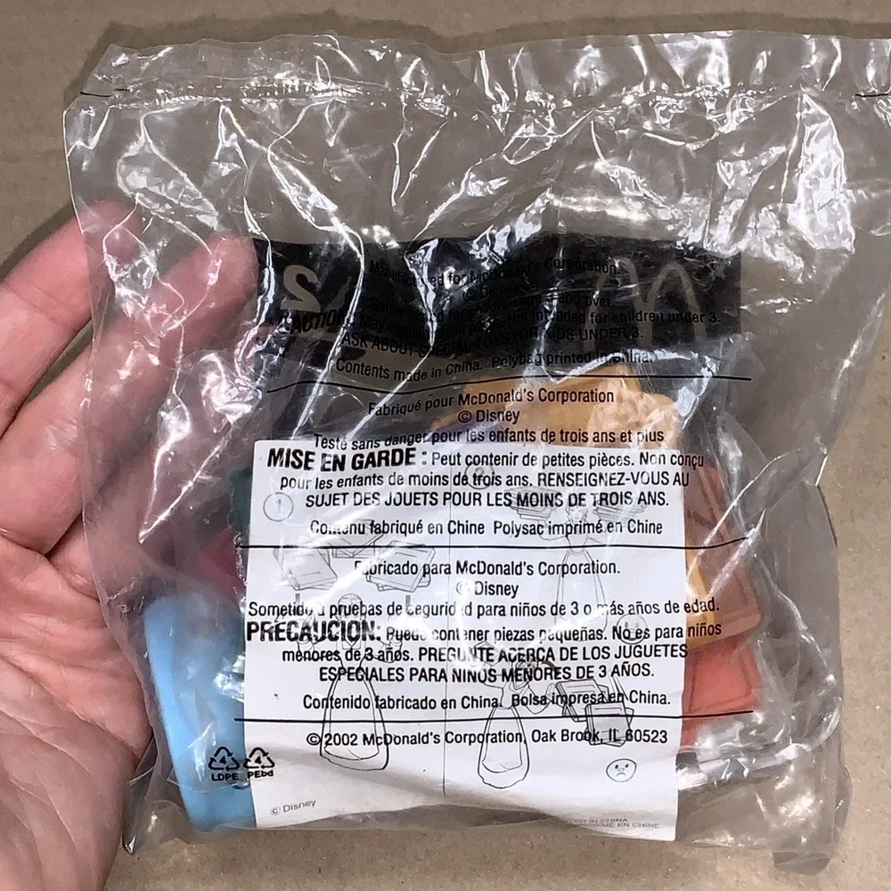 2002 McDonald's Belle Happy meal Toy Sealed Cake Topper Party Favor Beauty Beast